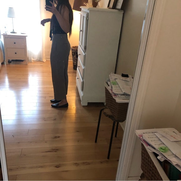 Simons Work Blouse Tie Front - Picture 7 of 8